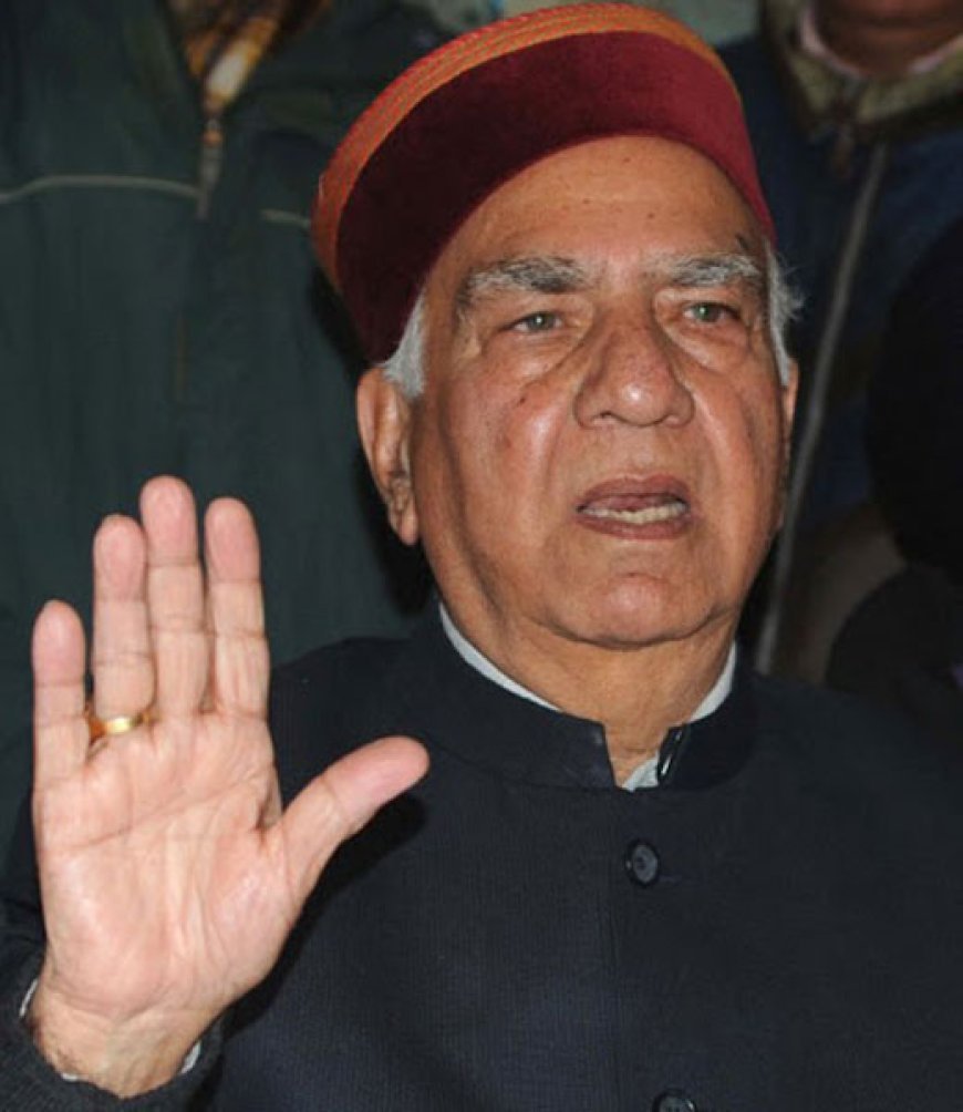 Shanta Kumar Calls Stray Dog Menace a Serious Governance Failure