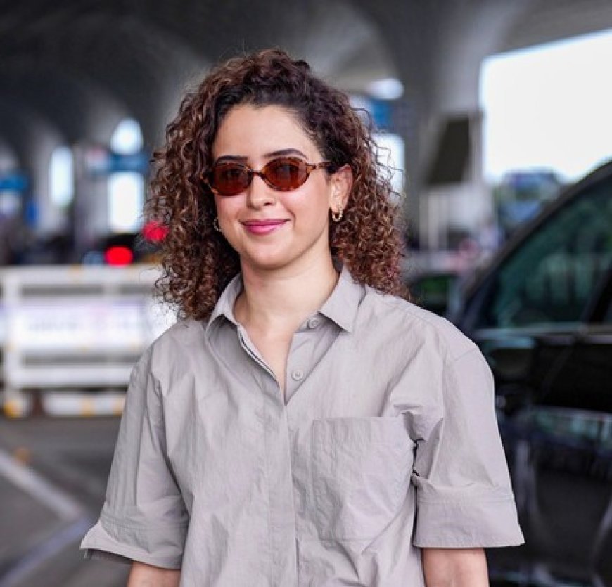 Sanya Malhotra wraps up the Jodhpur schedule of 'Sundar Poonam’