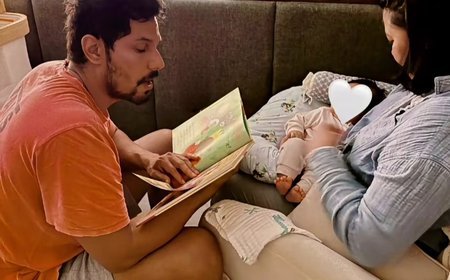 Randeep Hooda turns storyteller for baby girl,  shares heartwarming book-reading session