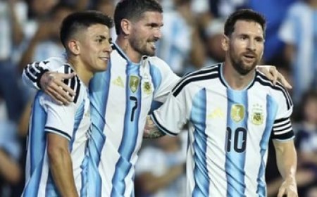 Messi shines on injury return as Argentina beat Iceland in FIFA WC warm-up