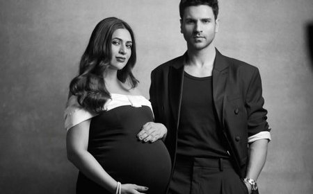 Divyanka Tripathi says 'we were carrying a whole new world within us’ as she shares pics from maternity photoshoot