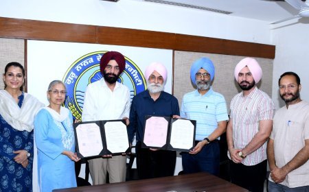 Guru Nanak Dev University signs MoU with Neuropsychiatric Hospital
