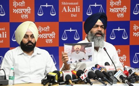 SAD appeals to Haryana CM to register FIR against Bhagwant Mann & police officers responsible for manufacturing fake forensic reports