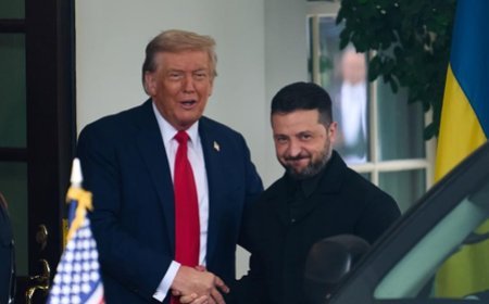 'Holding his own': Trump calls Zelensky 'courageous'