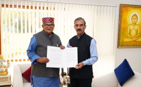 Himachal CM calls on Punjab Governor, claims state's legitimate 7.19 pc share in Chandigarh