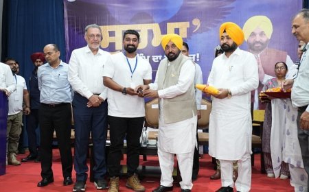 Punjab Is Becoming Drug-Free, Says CM Bhagwant Singh Mann as He Honours Recovered Youth With ‘Soorma’ Recognition