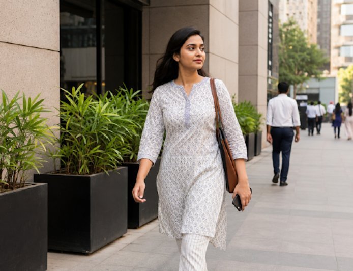 Kurta Sets for Working Women Are Quietly Replacing Office Formals in North India