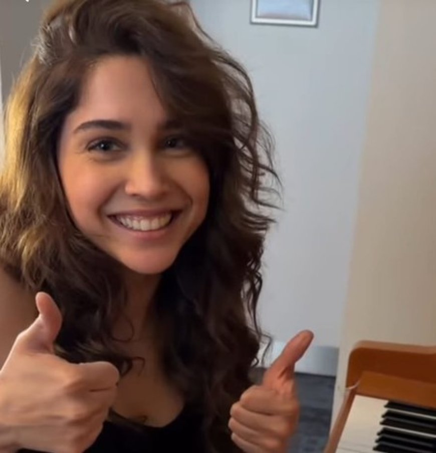 Sharvari plays ‘Maskara’ on piano: Finding new ways to obsess 