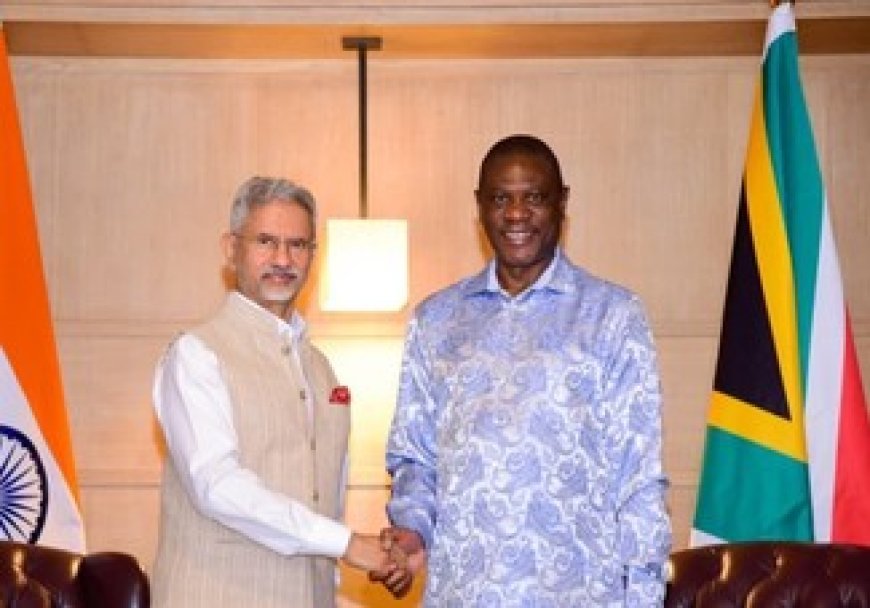 South African Deputy Prez Mashatile, EAM Jaishankar discuss deepening longstanding ties