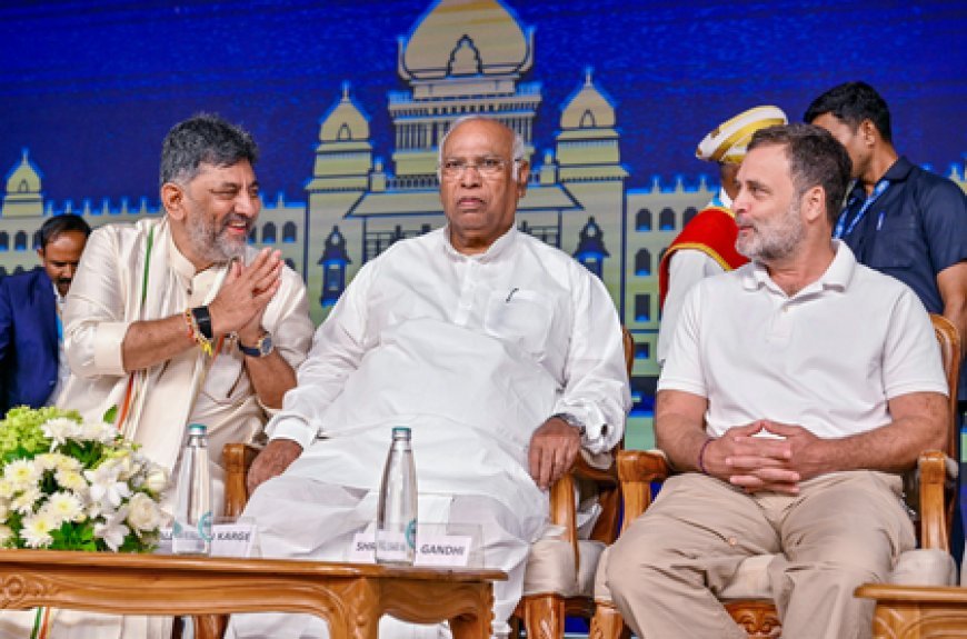 RS polls: Rahul Gandhi, Kharge arrive in Bengaluru for AICC chief's nomination amid K'taka Cong crisis