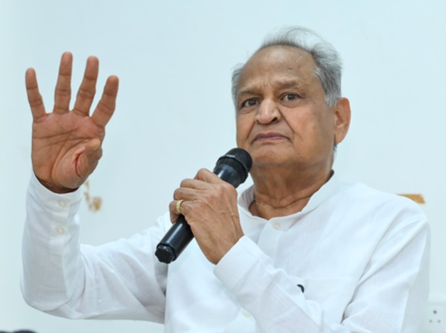 NDA targets Congress over Ashok Gehlot’s ‘conspiracy’ remark