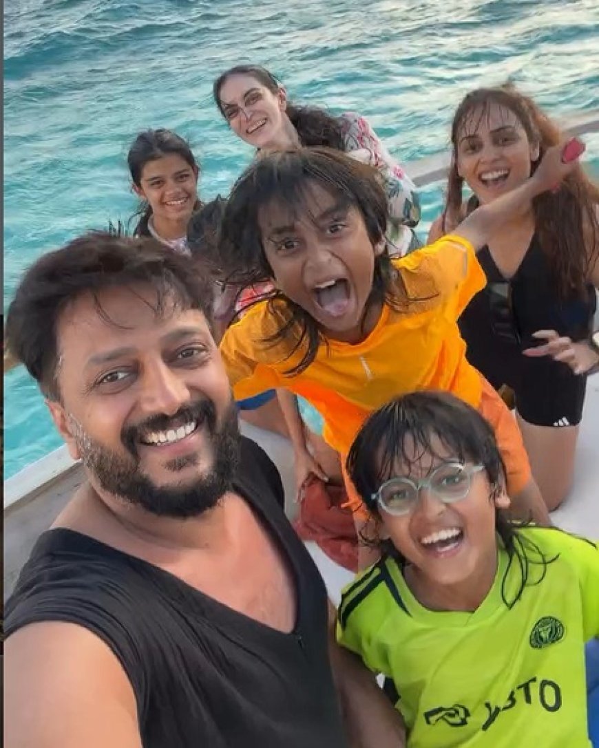 Riteish Deshmukh reflects on life during Maldives vacation with family