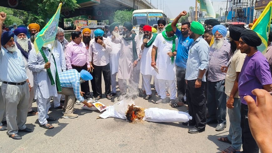 Farmers Hold Protests in Phagwara and Kapurthala Over Rising Inflation, Demand Policy Reforms