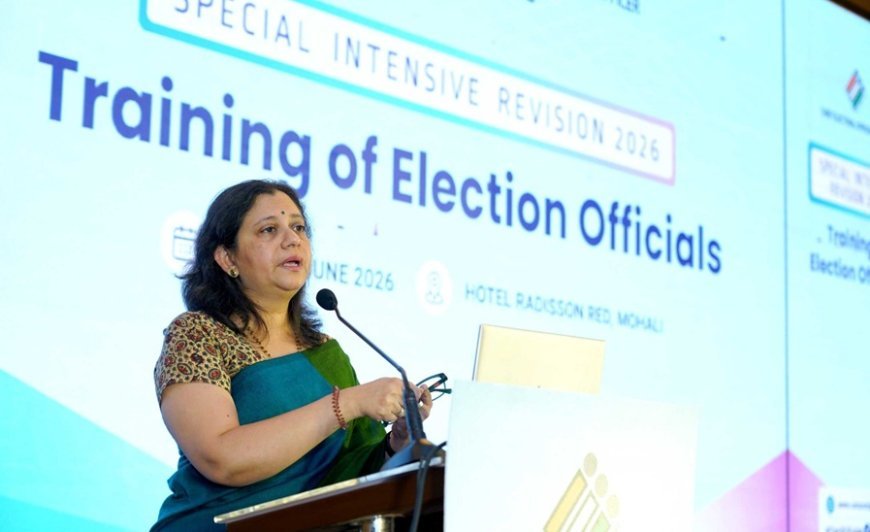 CEO Punjab Anindita Mitra conducts training for officers deployed for the conduct of SIR