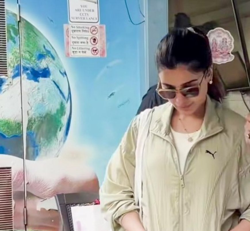 Mommy-to-be Samantha Ruth Prabhu avoids paparazzi, rushes into luxury car