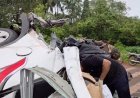 Three killed as car crashes into stationary dumper on Mumbai-Goa Highway