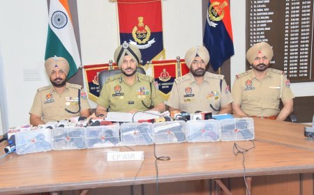 De-addiction center owner among two held with 7 sophisticated pistols in Amritsar