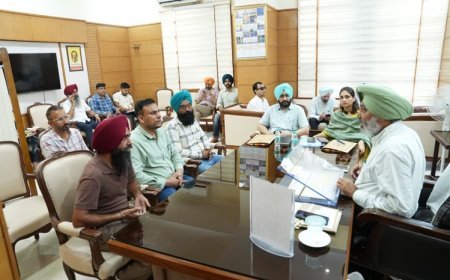 Finance Minister Harpal Singh Cheema Holds Crucial Meetings to Resolve Employee Union Grievances