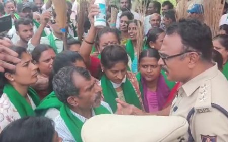 FIRs filed against 20 after violent protest in Bidadi; officials plan to hold talks with farmers, conduct survey under police protection
