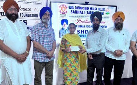 Sikh Human Development Foundation (USA) Awards Scholarships Worth  Rs 2.786 Million to Students of Guru Gobind Singh Khalsa College, Sarhali 