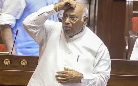 Kharge raises NEET paper leaks, students stir in Rajya Sabha