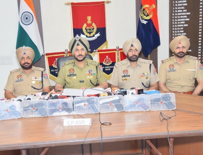 De-addiction center owner among two held with 7 sophisticated pistols in Amritsar