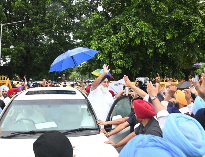 Bhagwant Mann trying to divert attention from his sacrilegious conduct against the Guru Sahiban: Sukhbir  Badal