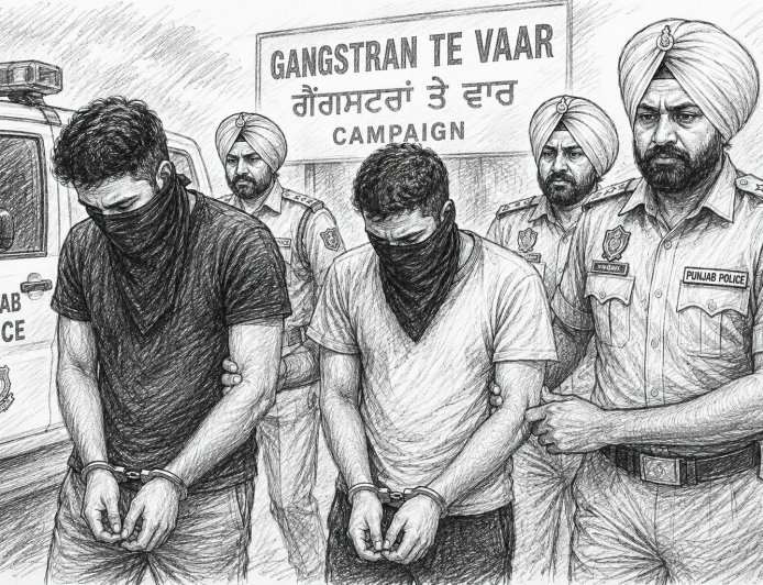 Gangstran Te Vaar: Punjab Police arrest 50930 individuals in six months