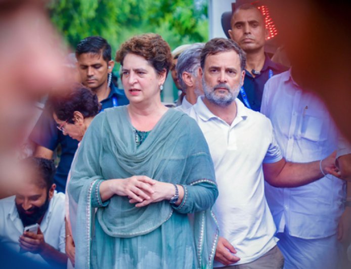 Priyanka Gandhi criticises crackdown on protesting youth