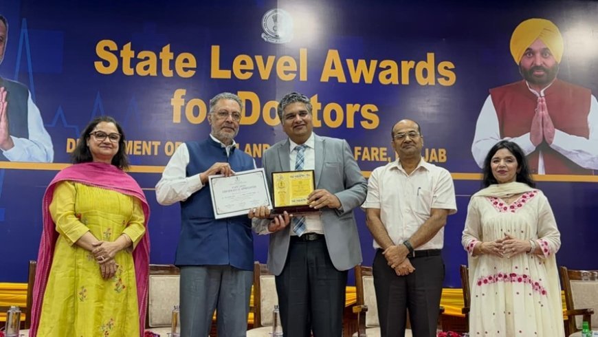  Punjab govt honours outstanding doctors with state level awards on National Doctors Day