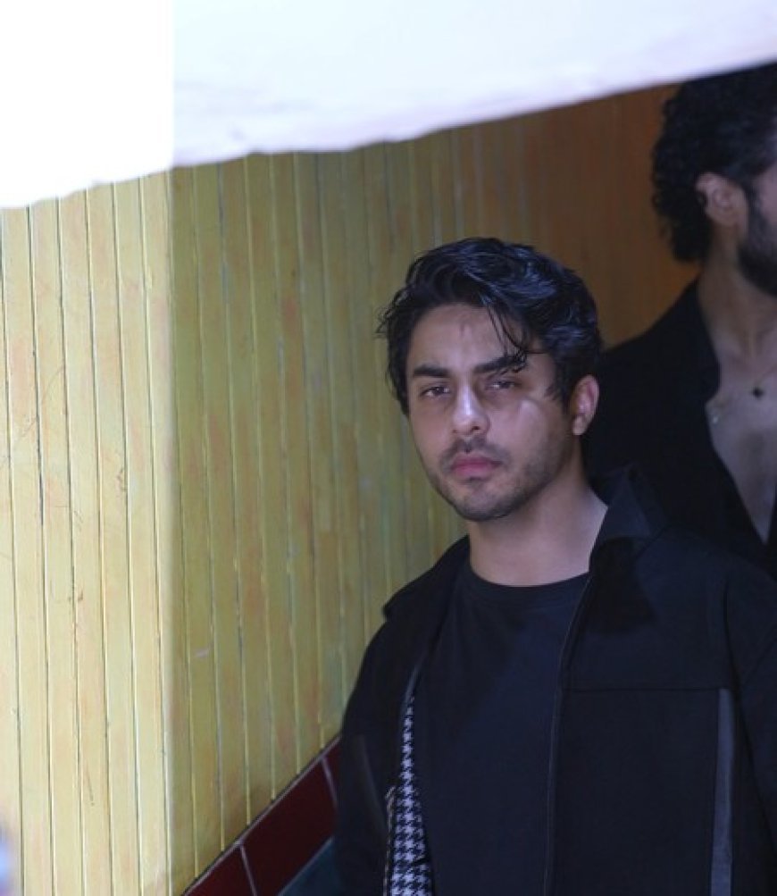 Aryan Khan steps out for friend Raghav Juyal's birthday bash, actor escorts him out