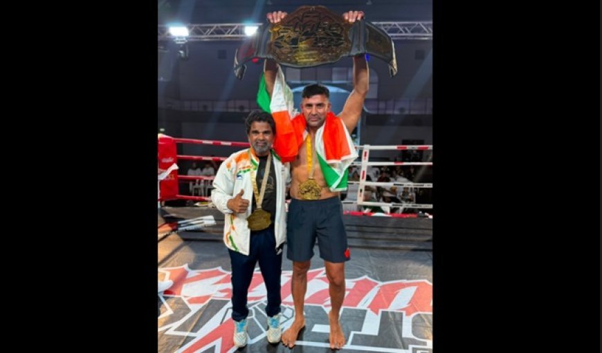 Sangram Singh becomes first Indian to win Asian Championship title after defeating Pakistani fighter Mohammad Abid 