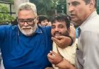 Slipper hurled at Pappu Yadav at Delhi press meet; Purnia MP claims a man brought knife for attack