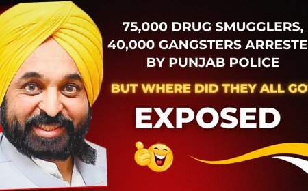 75,000 Drug Smugglers, 40,000 Gangsters Arrested by Punjab Police — But Where Did They All Go?