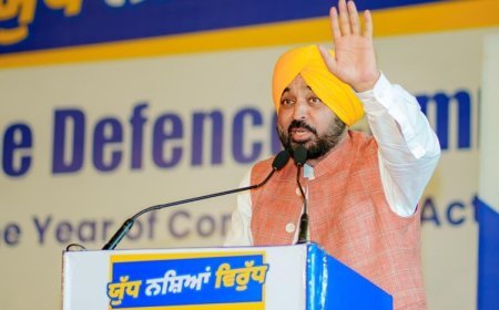 Our Govt’s ‘Yudh Nashean Virudh’ Will Continue Until Punjab Becomes Drug-Free, over 70000 drug smugglers arrested:  Bhagwant Mann