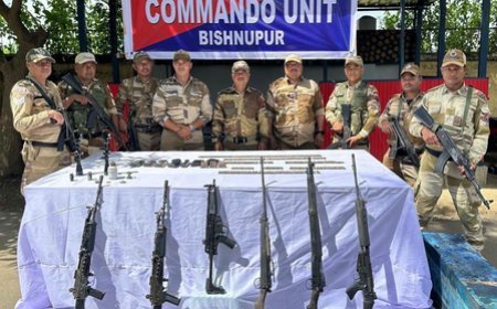 Two women among eight militants arrested in Manipur, arms and drugs seized