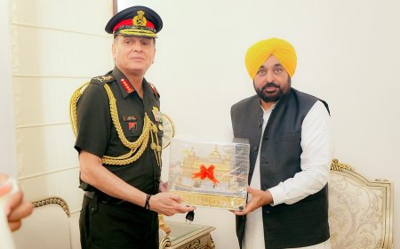 CM Bhagwant Singh Mann Calls For Stronger Cooperation With Indian Army For Welfare Of Punjab & Nation