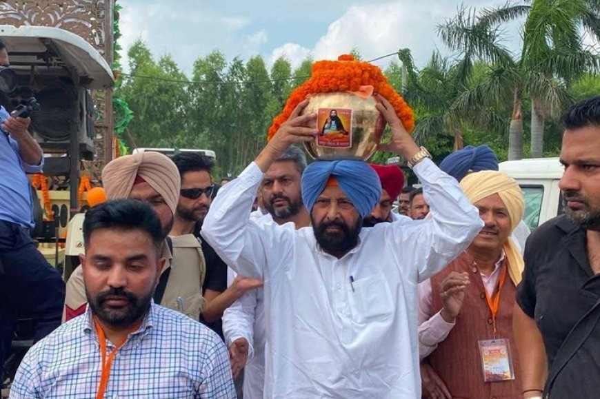 Sacred Soil from Guru Ravidas Ji's Birthplace Reaches Punjab; BJP Extends Reverential Welcome