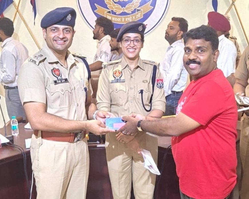Kapurthala Police Recover 250 Stolen Mobile Phones Worth Around ₹50 Lakh, Appeal Citizens to Use CEIR Portal