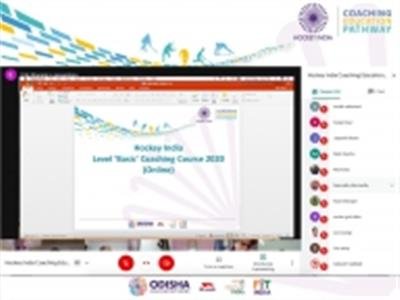  Hockey India conducts online course for improving coaching standards