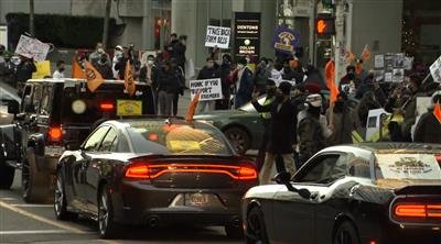 Punjabi diaspora Canada took out car rally in support of farmer protests
