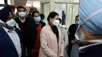MP Preneet Kaur kickstarts covid vaccination drive in Patiala