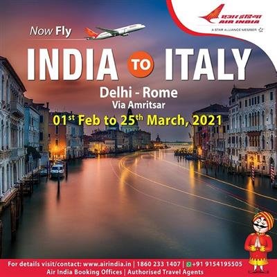 Punjabi diaspora welcomes Air India connecting Amritsar with Rome