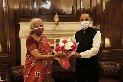 Himachal CM urges Union Finance Minister for financial assistance