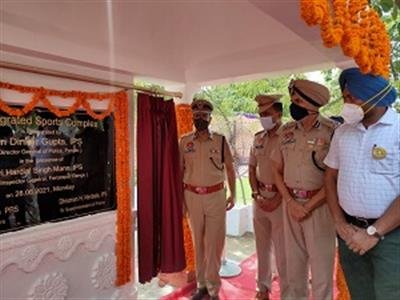 DGP Punjab Dinkar Gupta inaugurates Integrated Sports Complex in Tarn Taran