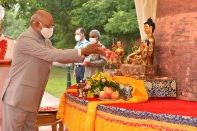 Buddhist values will address issues of global concern: President