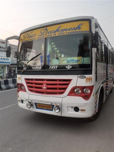 Major crackdown of Transport Department on private buses plying without tax; 15 buses impounded
