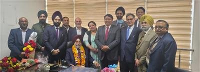 Dr. Charnjit Singh Pruthi assumed the office of President of the Punjab Medical Council