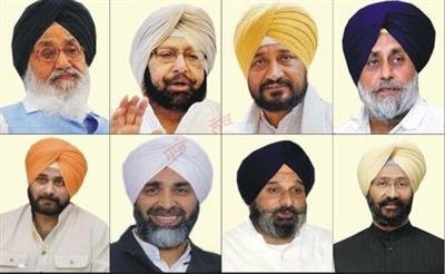 Both Badals, Captain, Channi, Sidhu, Majithia, Manpreet Badal lost elections