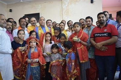HP Chief Minister visits Radha Soami Satsang Beas Centre at Paraur(Kangra)